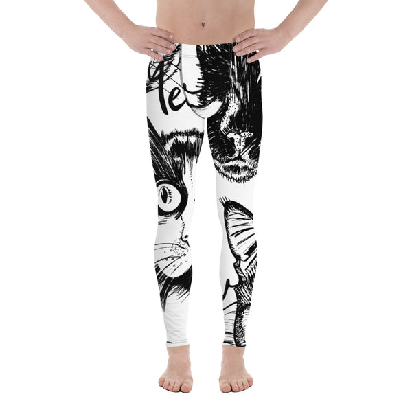 Cat Print Cute Men's Leggings