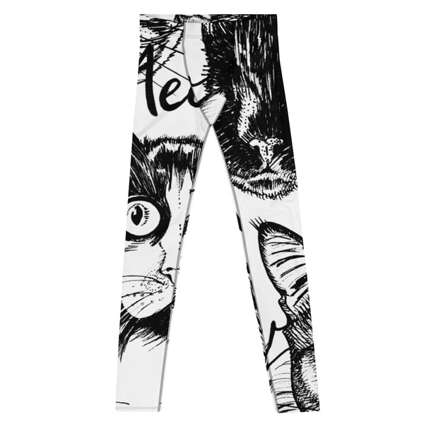 Cat Print Cute Men's Leggings