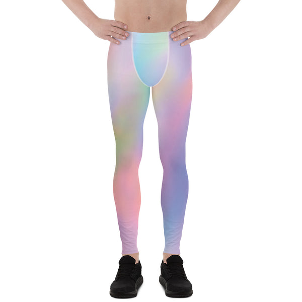 Rainbow Ombre Printed Men's Leggings