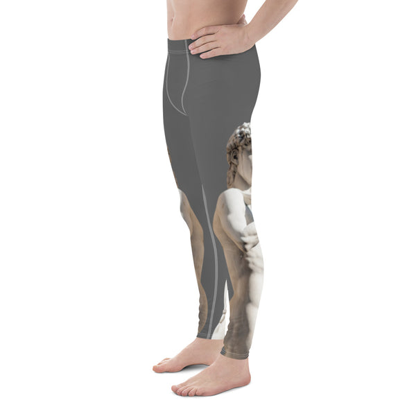 White Sculptural Men's Leggings