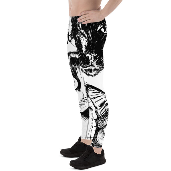 Cat Print Cute Men's Leggings