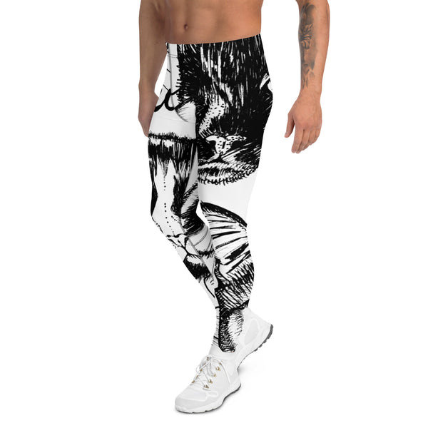 Cat Print Cute Men's Leggings