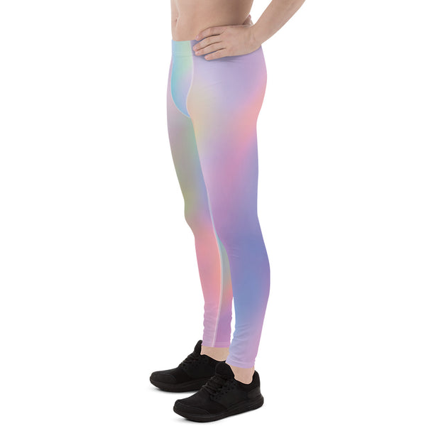 Rainbow Ombre Printed Men's Leggings