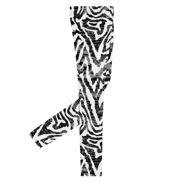 Zebra Animal Print Men's Leggings