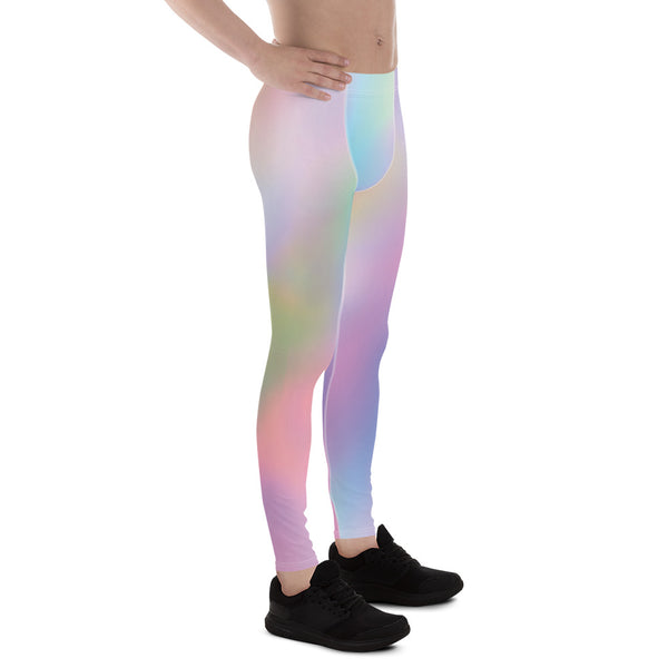 Rainbow Ombre Printed Men's Leggings