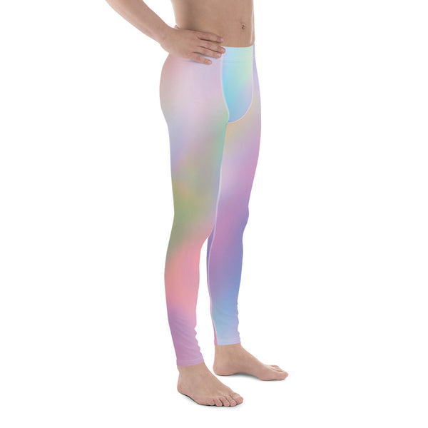 Rainbow Ombre Printed Men's Leggings