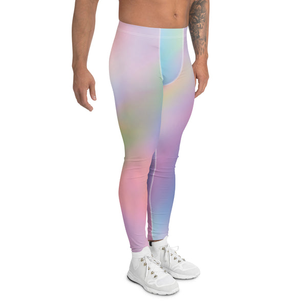 Rainbow Ombre Printed Men's Leggings