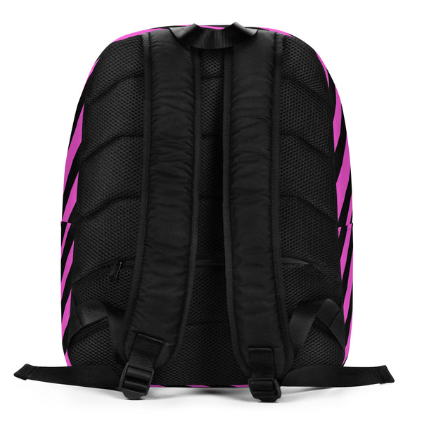 Pink Striped Best Minimalist Backpack