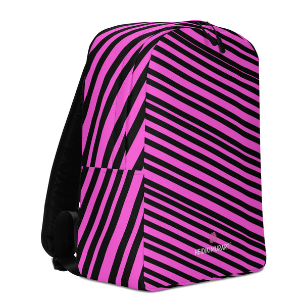 Pink Striped Best Minimalist Backpack