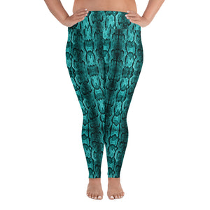 Grey Snake Print Women's Tights, Best Snake Skin Print Plus Size Leggings For Ladies- Made in USA/EU/MX https://heidikimurart.com/products/grey-snake-print-womens-tights-best-plus-size-leggings 