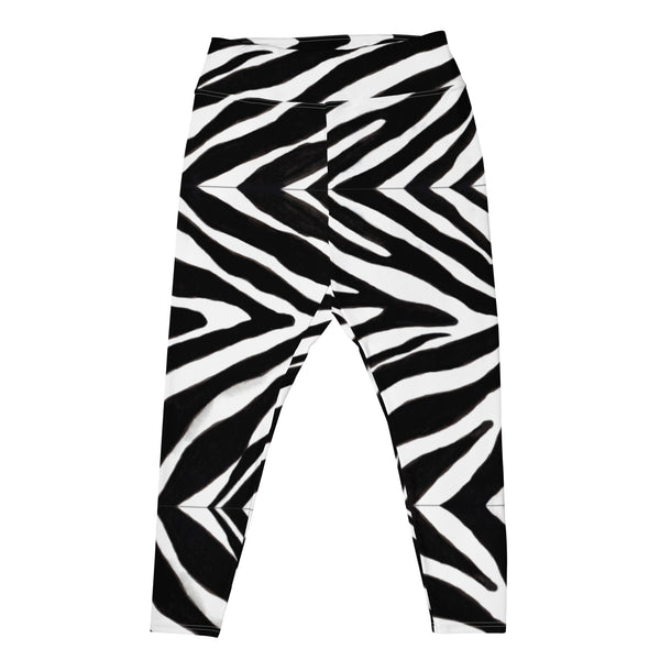 Zebra Print Plus Size Leggings