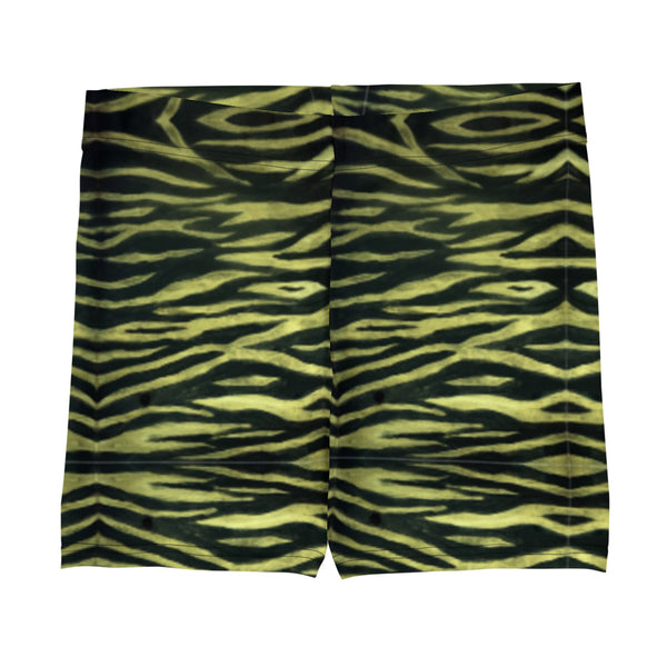 Yellow Tiger Stripe Women's Shorts