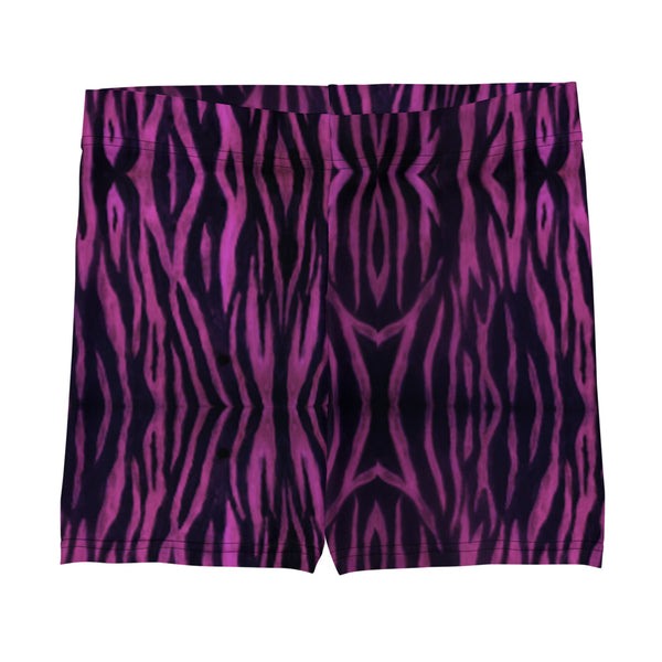 Purple Tiger Striped Women's Shorts