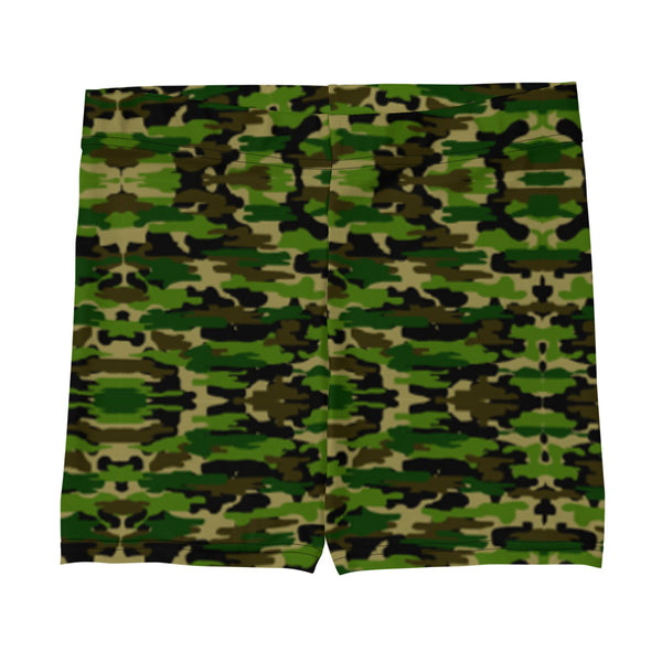 Green Camouflage Women's Shorts