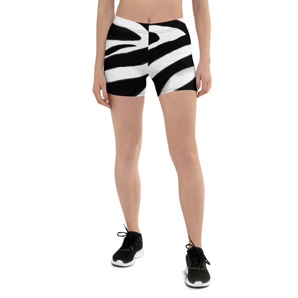 Black Zebra Women's Shorts