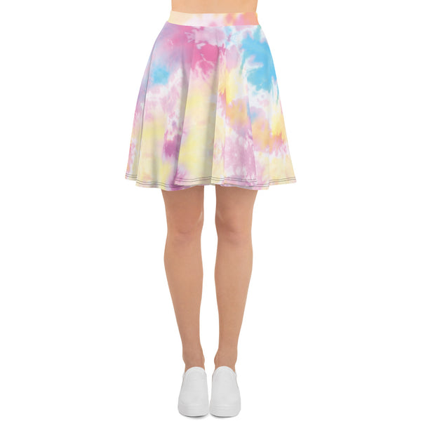 Pink Cotton Candy Skater Skirt - Heidikimurart Limited 