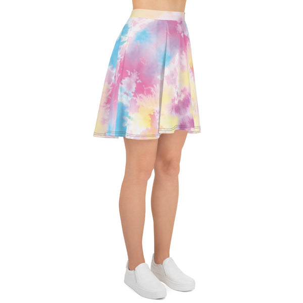 Pink Cotton Candy Skater Skirt - Heidikimurart Limited 