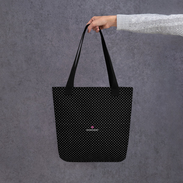 Black Polka Dots Tote bag