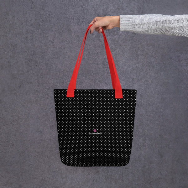 Black Polka Dots Tote bag