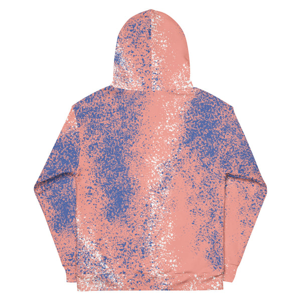 Pink Purple Abstract Unisex Hoodie, Unisex Abstract Print Women's or Men's Hoodies Men's or Women's Unisex Hoodie- Made in Europe/ USA/ Mexico (US Size: XS-3XL), Women's or Men's Cute Long Sleeve Hoodie Pullover Sweatshirt, Plus Size Available For Men or Women