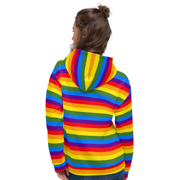 Rainbow Striped Best Unisex Hoodie