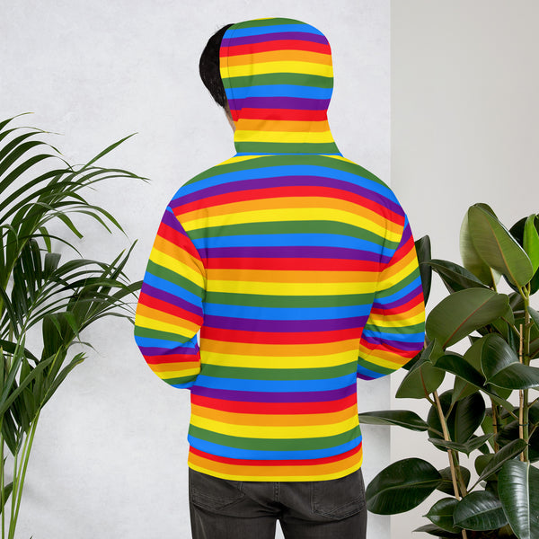 Rainbow Striped Best Unisex Hoodie