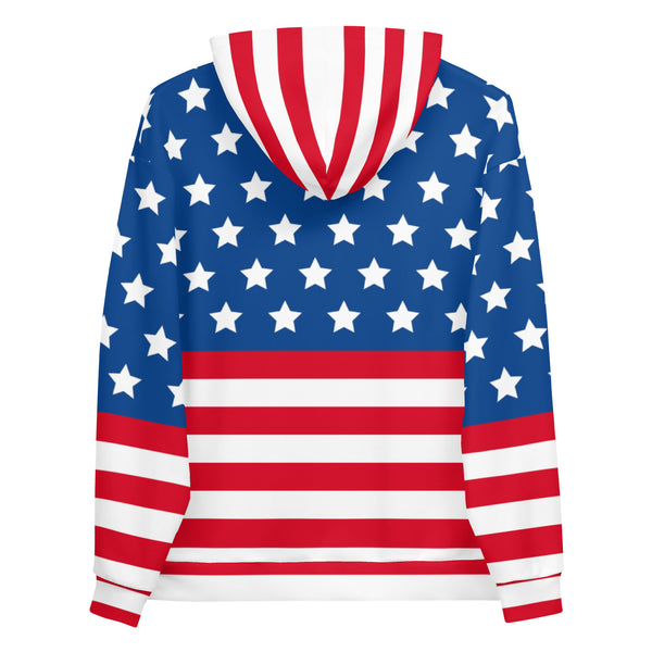 US Flag Printed Unisex Hoodie