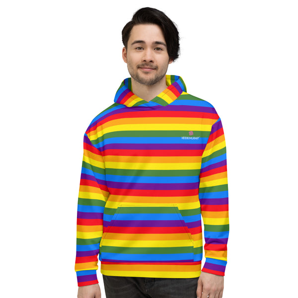 Rainbow Striped Best Unisex Hoodie