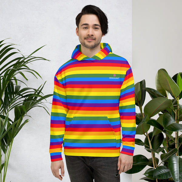 Rainbow Striped Best Unisex Hoodie