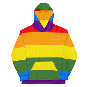 Rainbow Horizontal Striped Unisex Hoodie