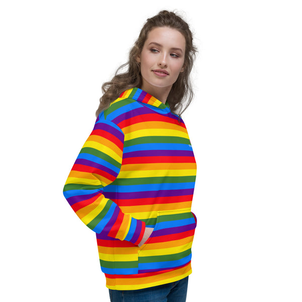 Rainbow Striped Best Unisex Hoodie