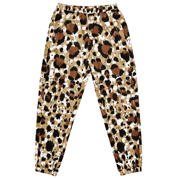 Brown Leopard Unisex track pants