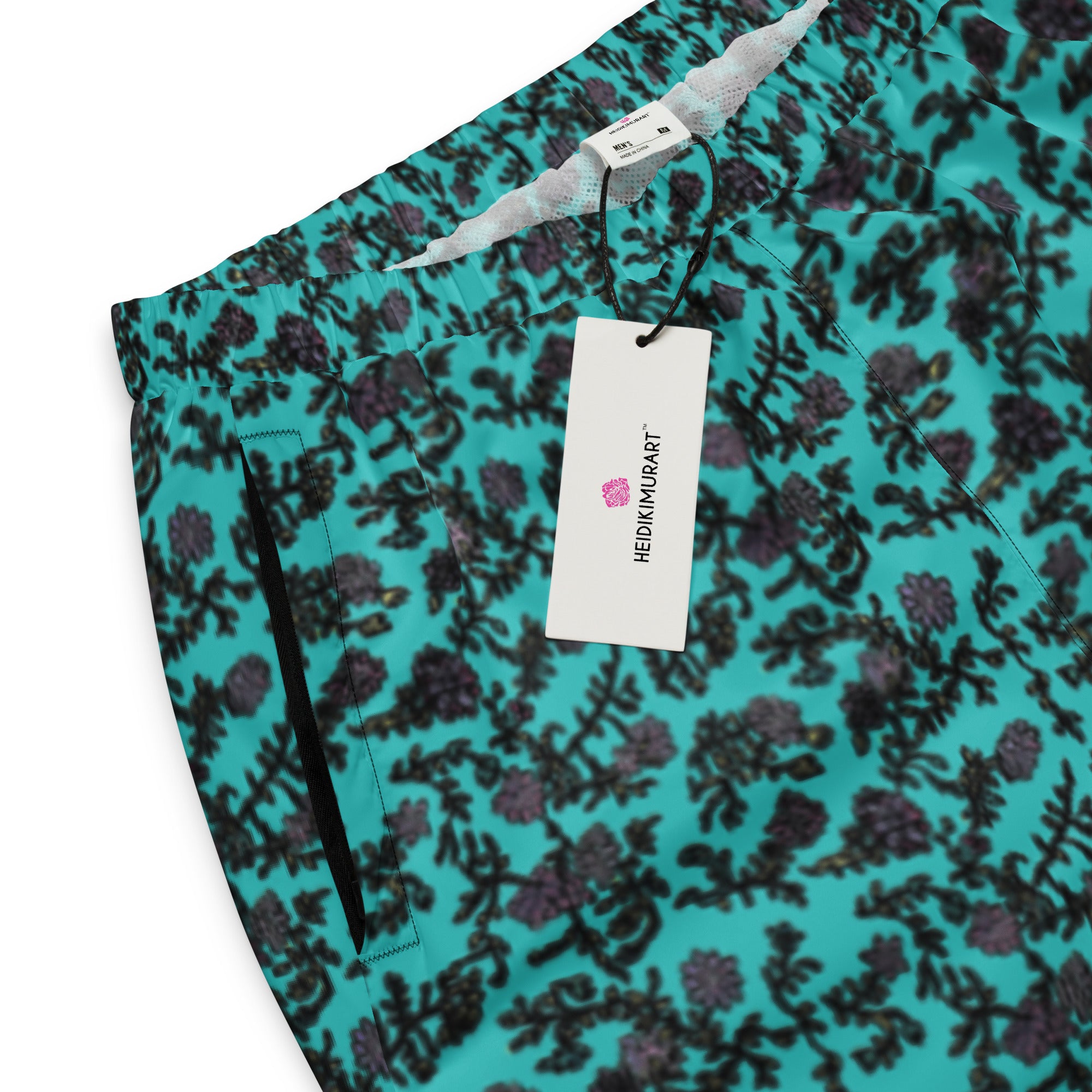 Blue Floral Unisex track pants