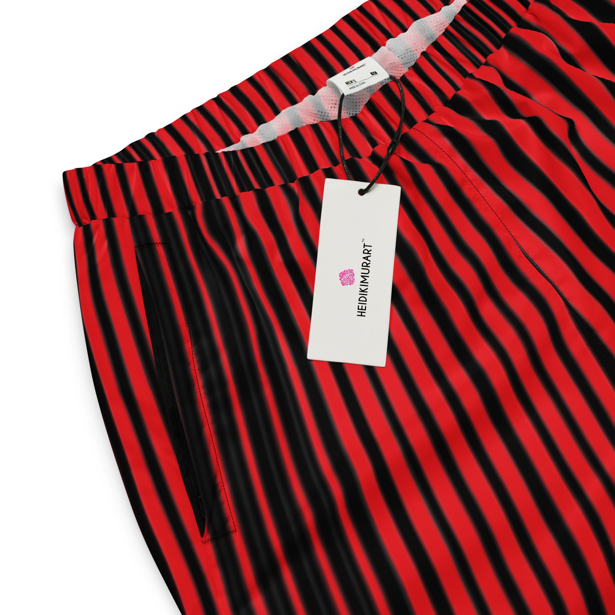 Red Striped Unisex track pants