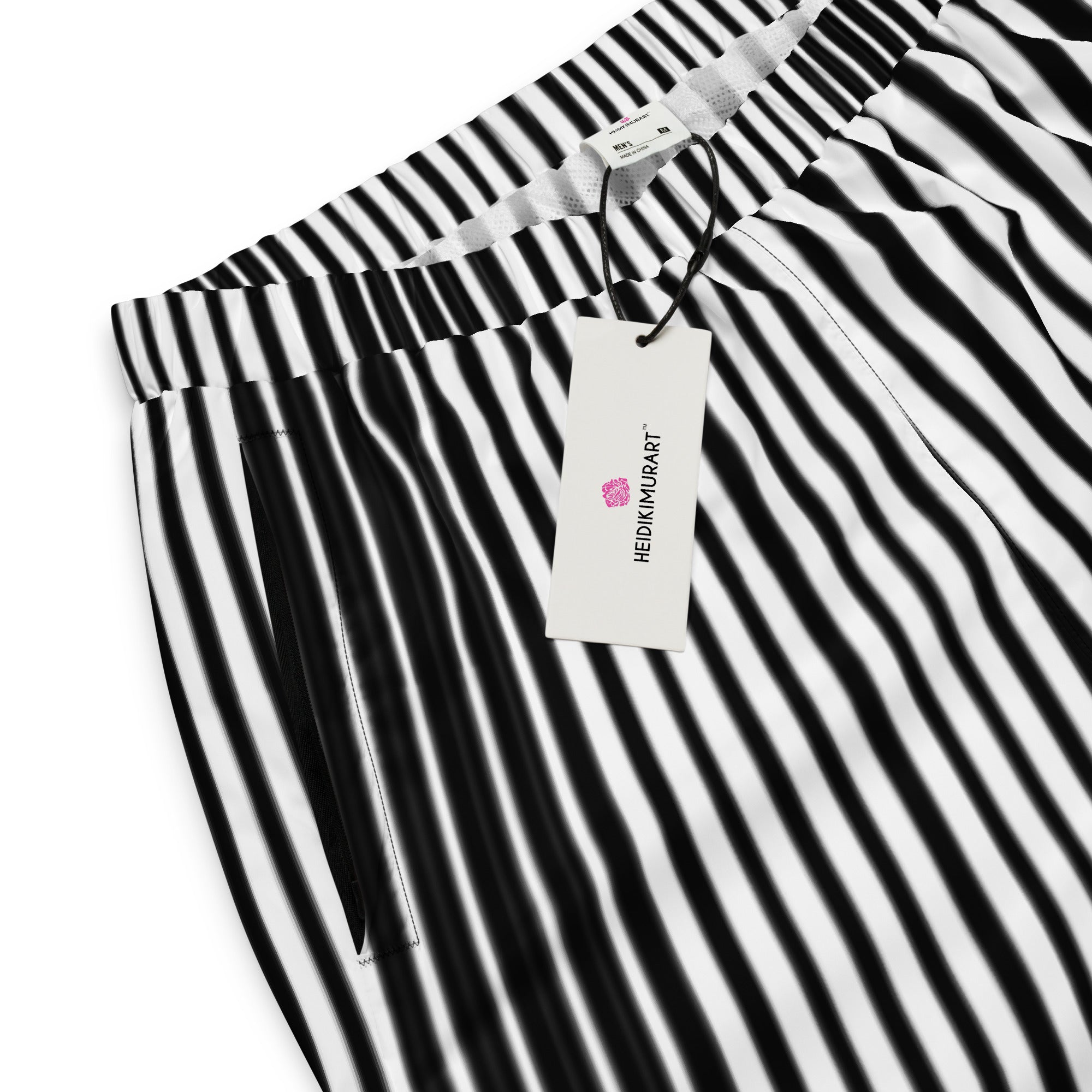 White Striped Unisex track pants