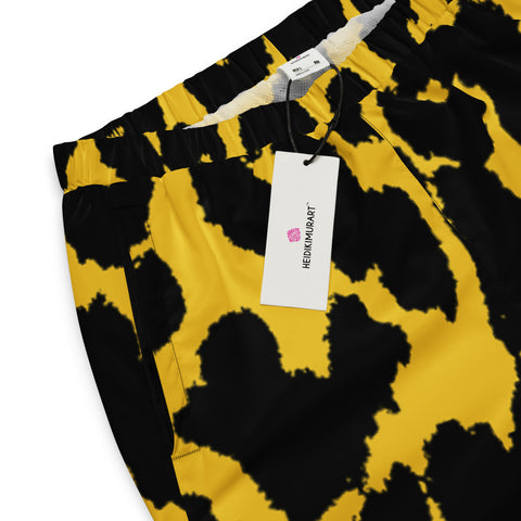 Orange Leopard Unisex track pants