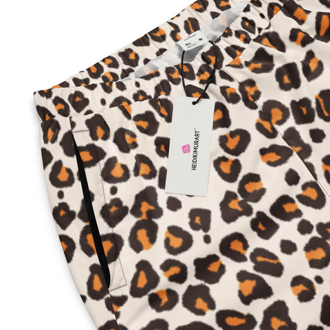 Orange Leopard Unisex track pants