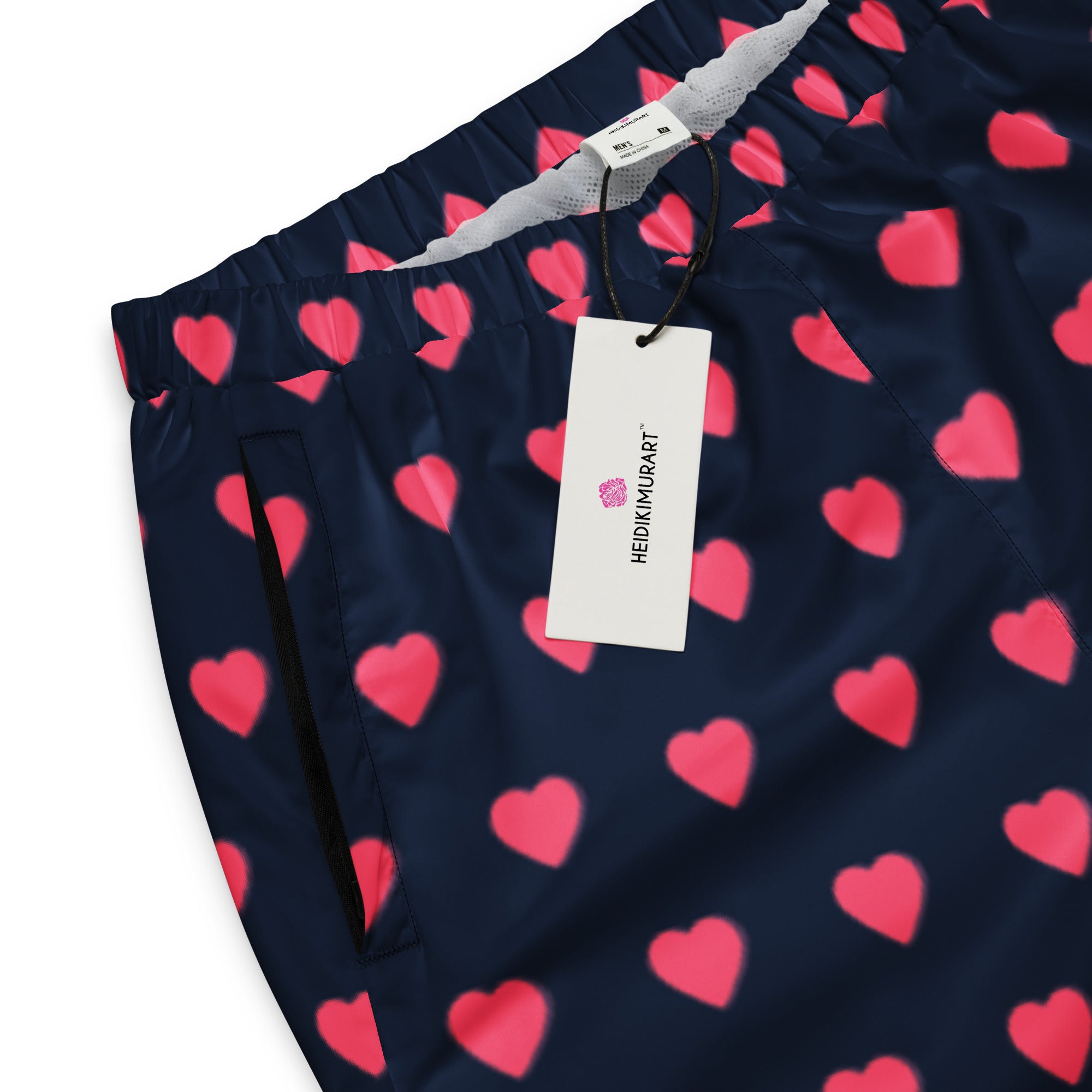 Pink Hearts Unisex track pants