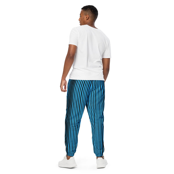 Blue Striped Unisex track pants