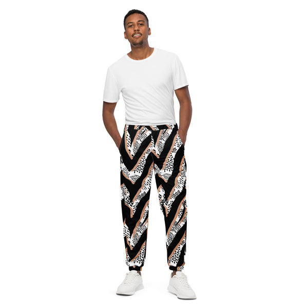 Zebra Stripes Unisex track pants
