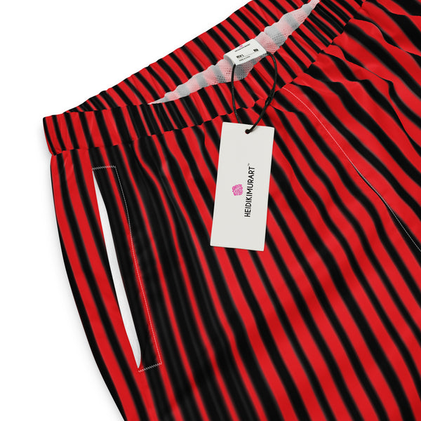 Red Striped Unisex track pants