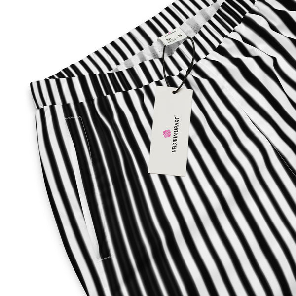 White Striped Unisex track pants