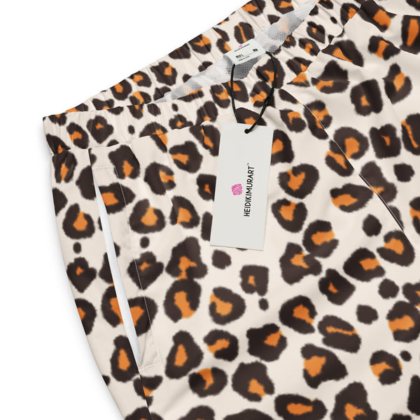 Orange Leopard Unisex track pants