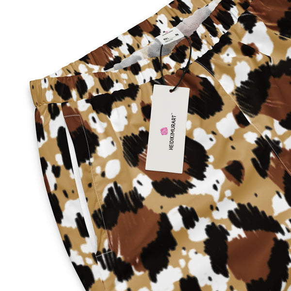 Brown Leopard Unisex track pants