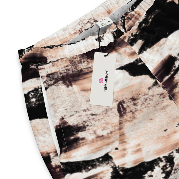 Brown Abstract Unisex track pants