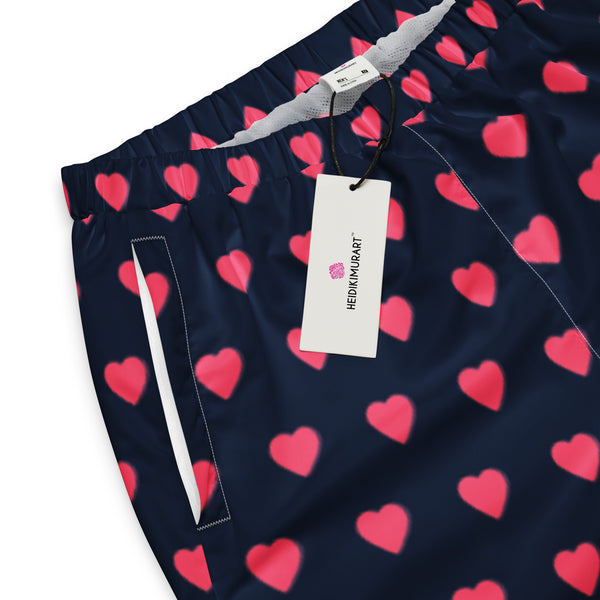 Pink Hearts Unisex track pants