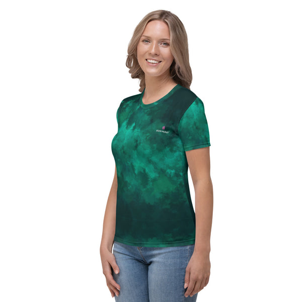 Green Tie Dye Women's T-shirt