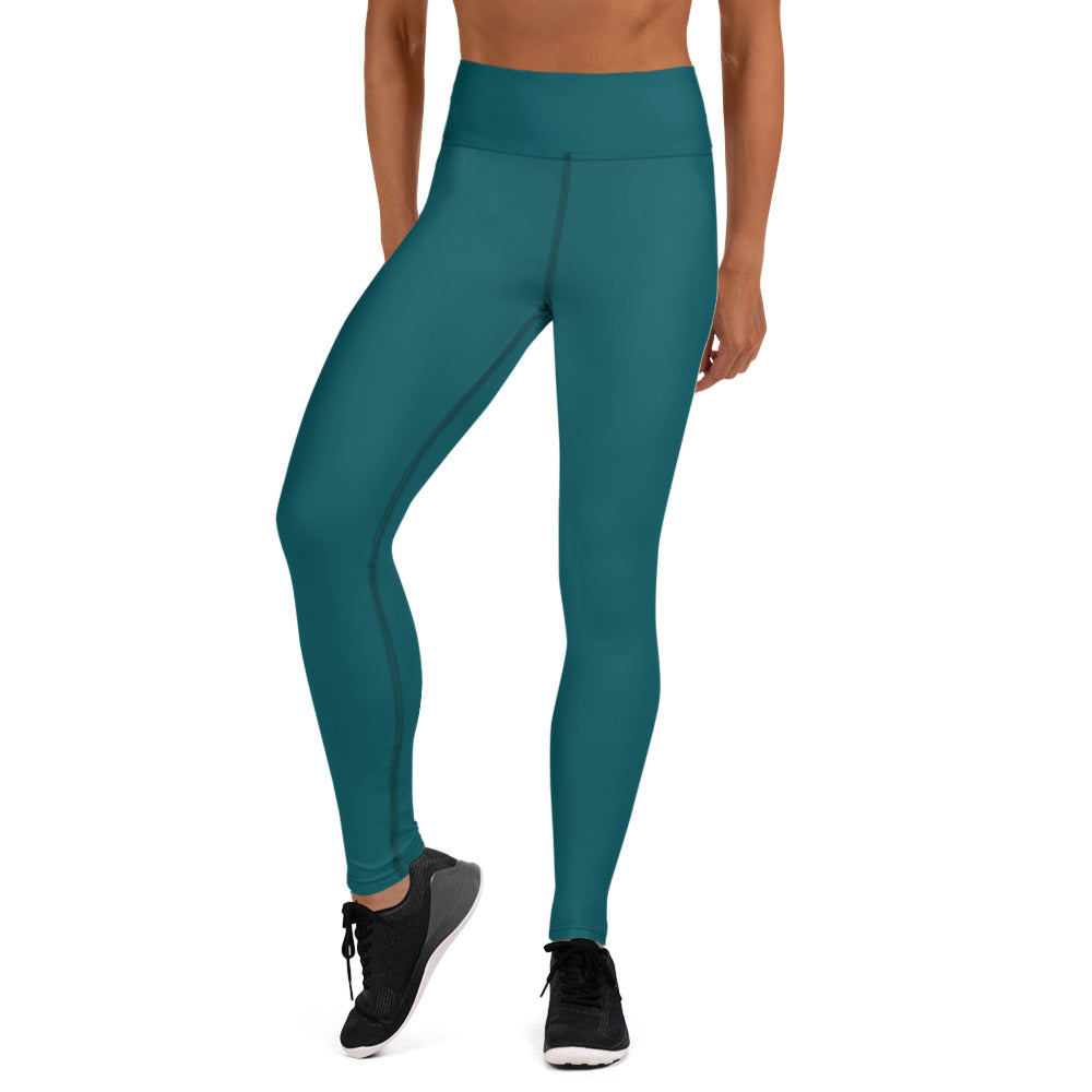 Dark Teal Green Women's Pants-Heidikimurart Limited -XS-Heidi Kimura Art LLC