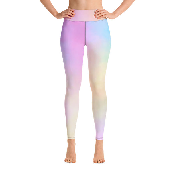 Pastel Pink Women's Yoga Leggings