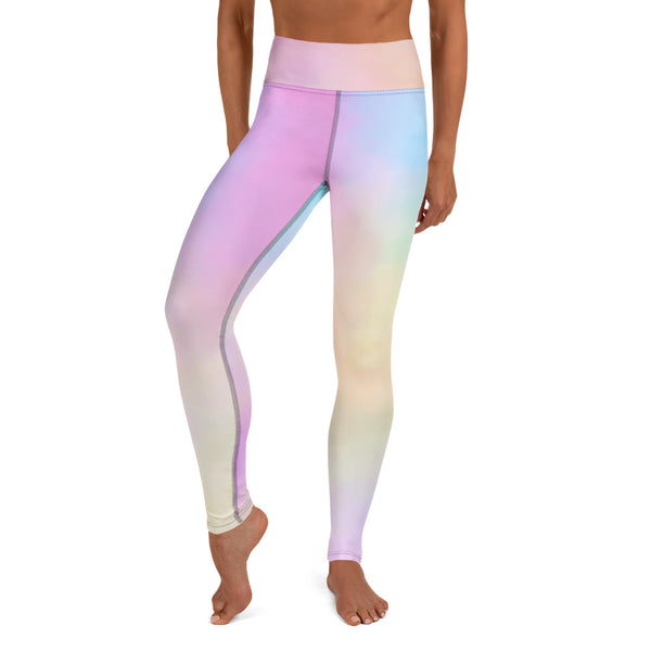 Pastel Pink Women's Yoga Leggings